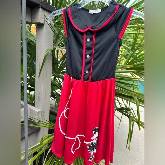 Halloween kids poodle skirt 50’s dress - Picture 5 of 5